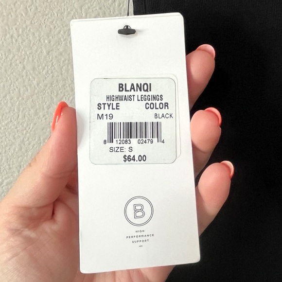BLANQI Everyday Highwaist Postpartum Nursing Leggings Black Size Small NEW - Picture 10 of 11